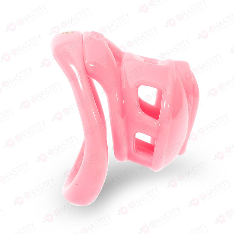 Pink Vulva Chastity Cage (Small Concealed Lock)