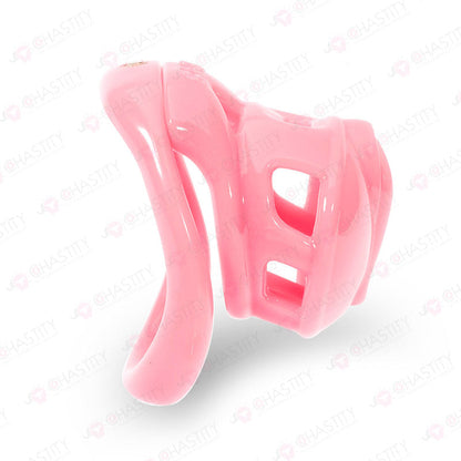 Pink Vulva Chastity Cage (Small Concealed Lock)