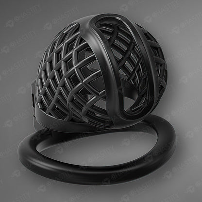 Plastic Spiderweb Cage For Chastity Twinks