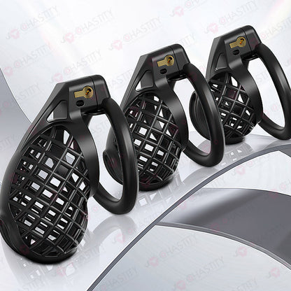 Plastic Spiderweb Cage For Chastity Twinks
