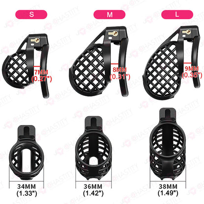 Plastic Spiderweb Cage For Chastity Twinks