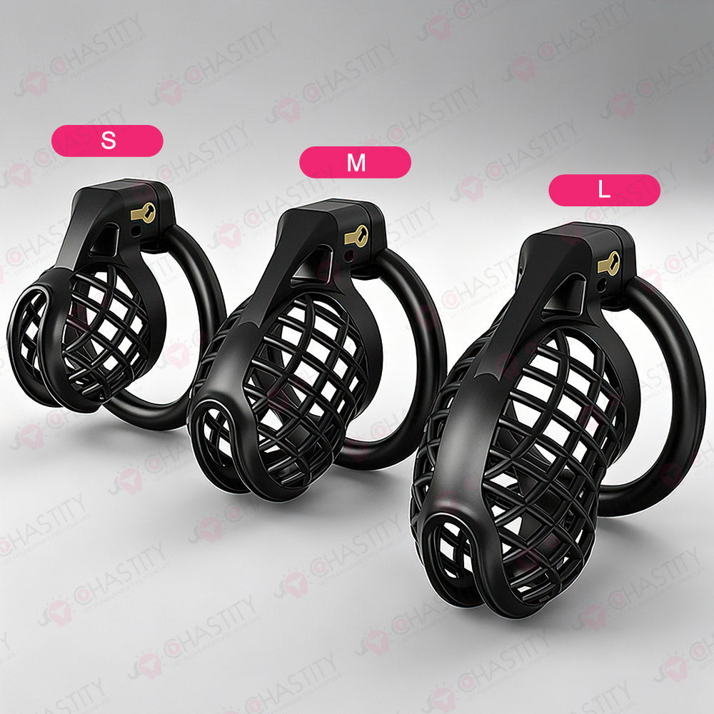 Plastic Spiderweb Cage For Chastity Twinks