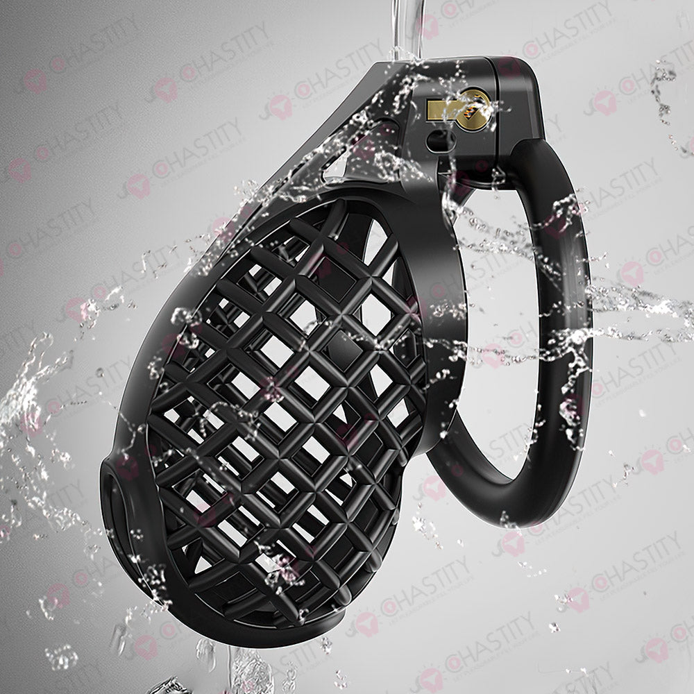 Plastic Spiderweb Cage For Chastity Twinks