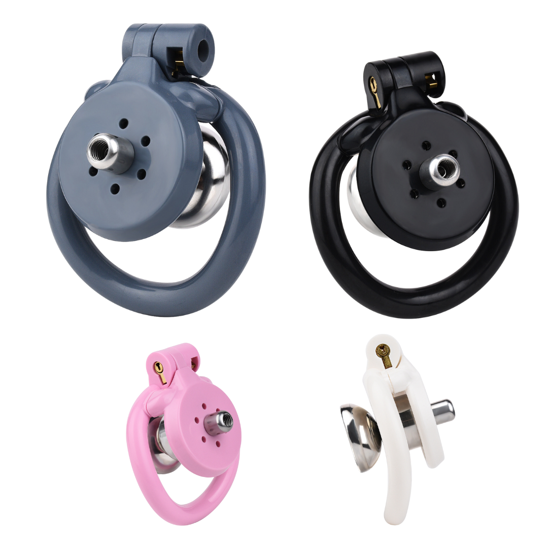 Flat Inverted Chastity Cage - 4 Colors