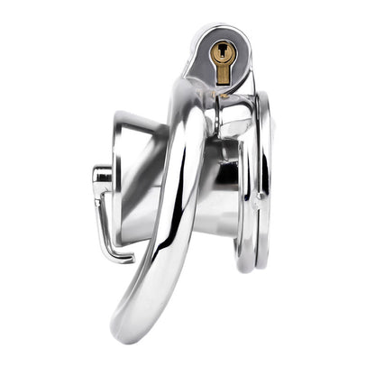 Inverted Prince Albert Piercing Chastity Lock