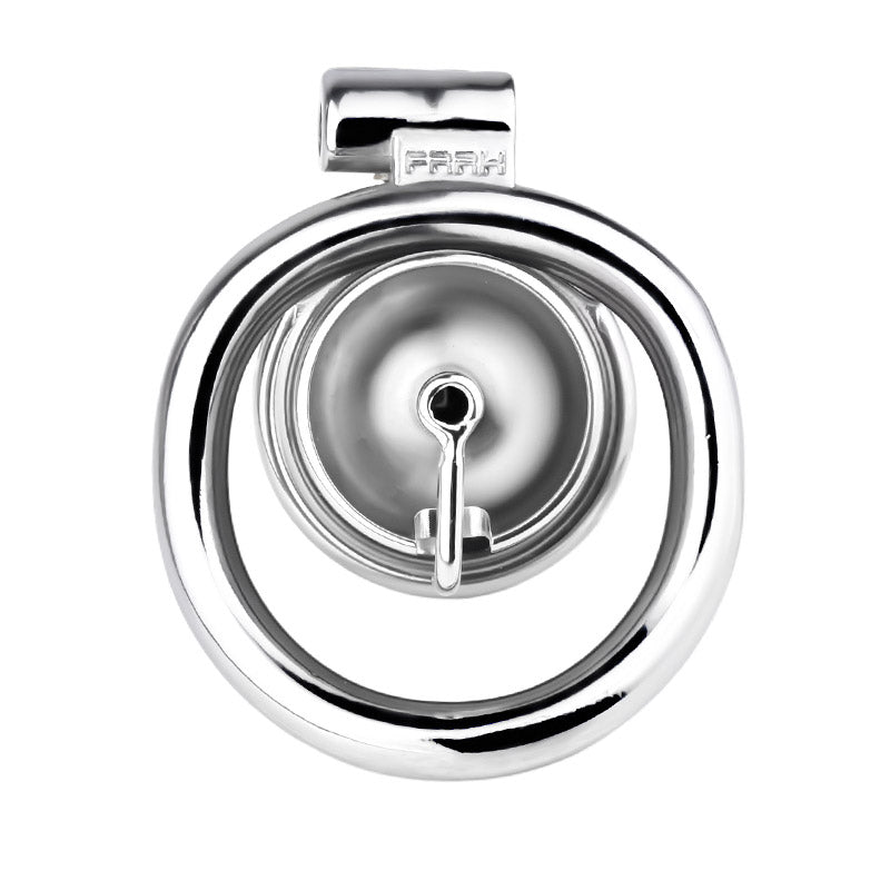 Inverted Prince Albert Piercing Chastity Lock