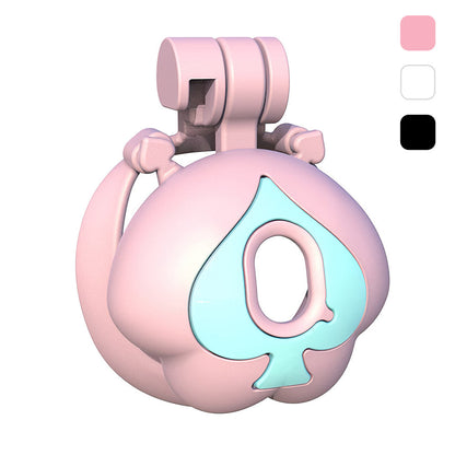 Q Peach Abstinence Adult Chastity Cage