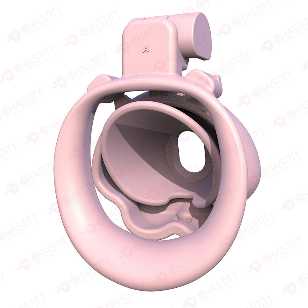 Q Peach Abstinence Adult Chastity Cage