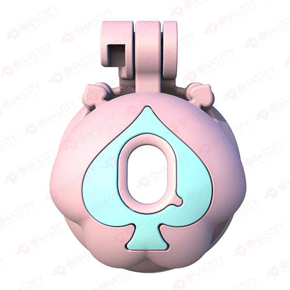 Q Peach Abstinence Adult Chastity Cage