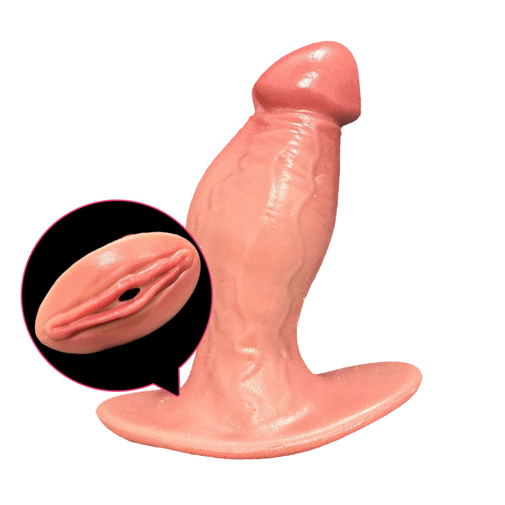 Realistic Vaginal & Dildo Butt Plug
