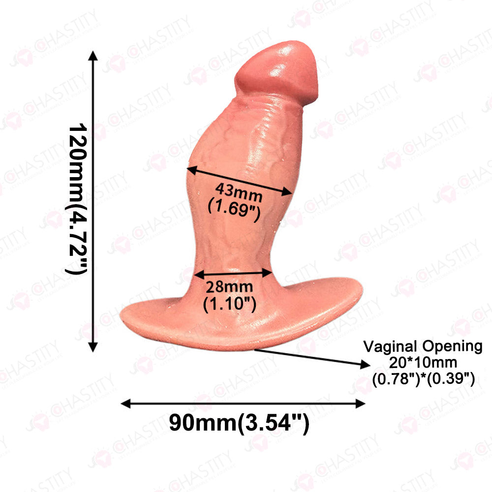 Realistic Vaginal & Dildo Butt Plug