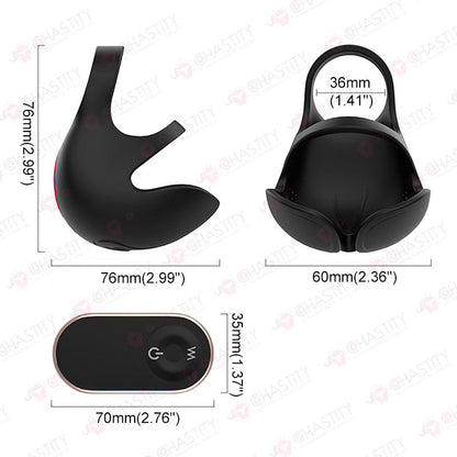 Remote Control Silicone Testicle Vibrator