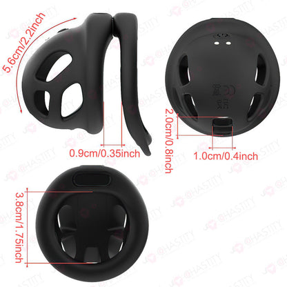 Remote-Controlled Vibrating Penis Cage