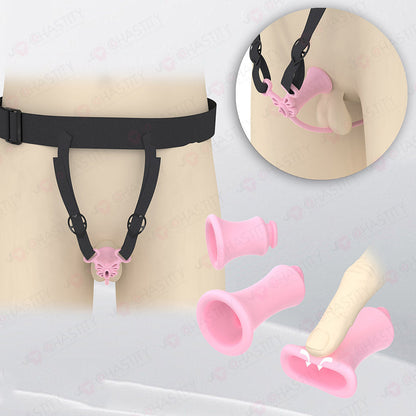Removable Accessories Reverse Concave Device For Sissy Chastity Babes