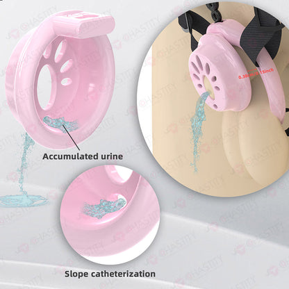 Removable Inverted Flat Chastity Cage