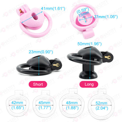 Reverse Heart Chastity Cage