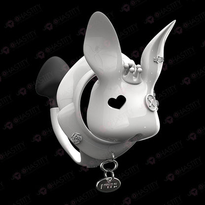 Rogue Rabbit Chastity Cage With Tail Anal Plug