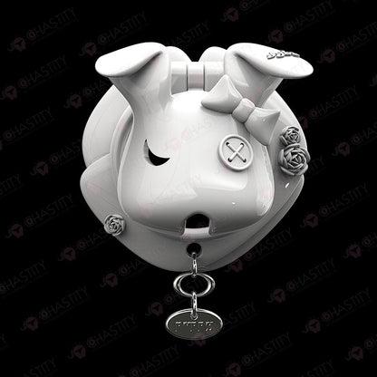 Rogue Rabbit Chastity Cage With Tail Anal Plug