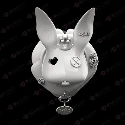Rogue Rabbit Chastity Cage With Tail Anal Plug