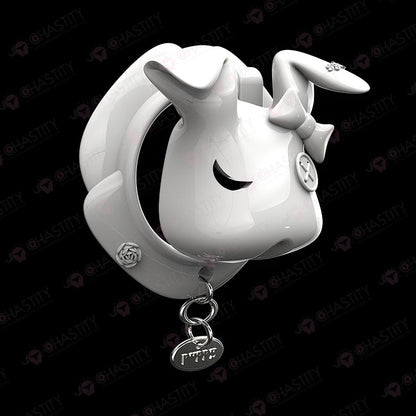 Rogue Rabbit Chastity Cage With Tail Anal Plug