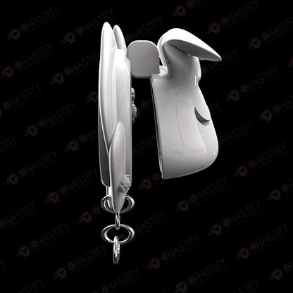 Rogue Rabbit Chastity Cage With Tail Anal Plug