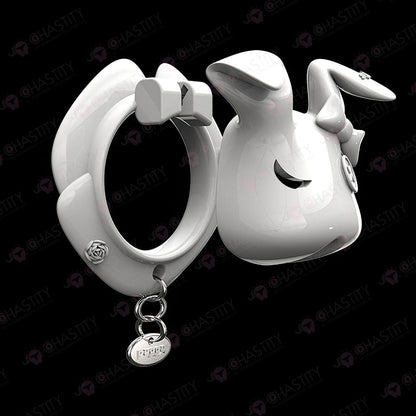 Rogue Rabbit Chastity Cage With Tail Anal Plug