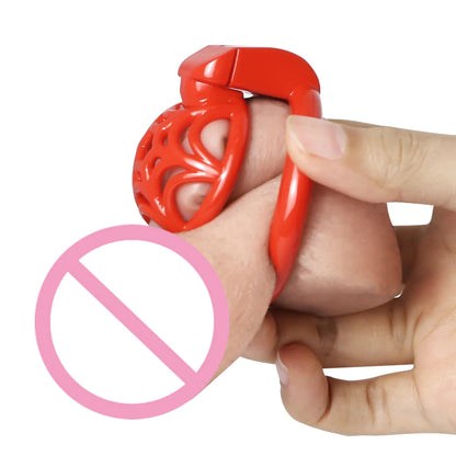 Small Lightweight Spidernet Chastity Cage