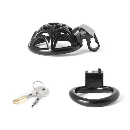 Small Lightweight Spidernet Chastity Cage
