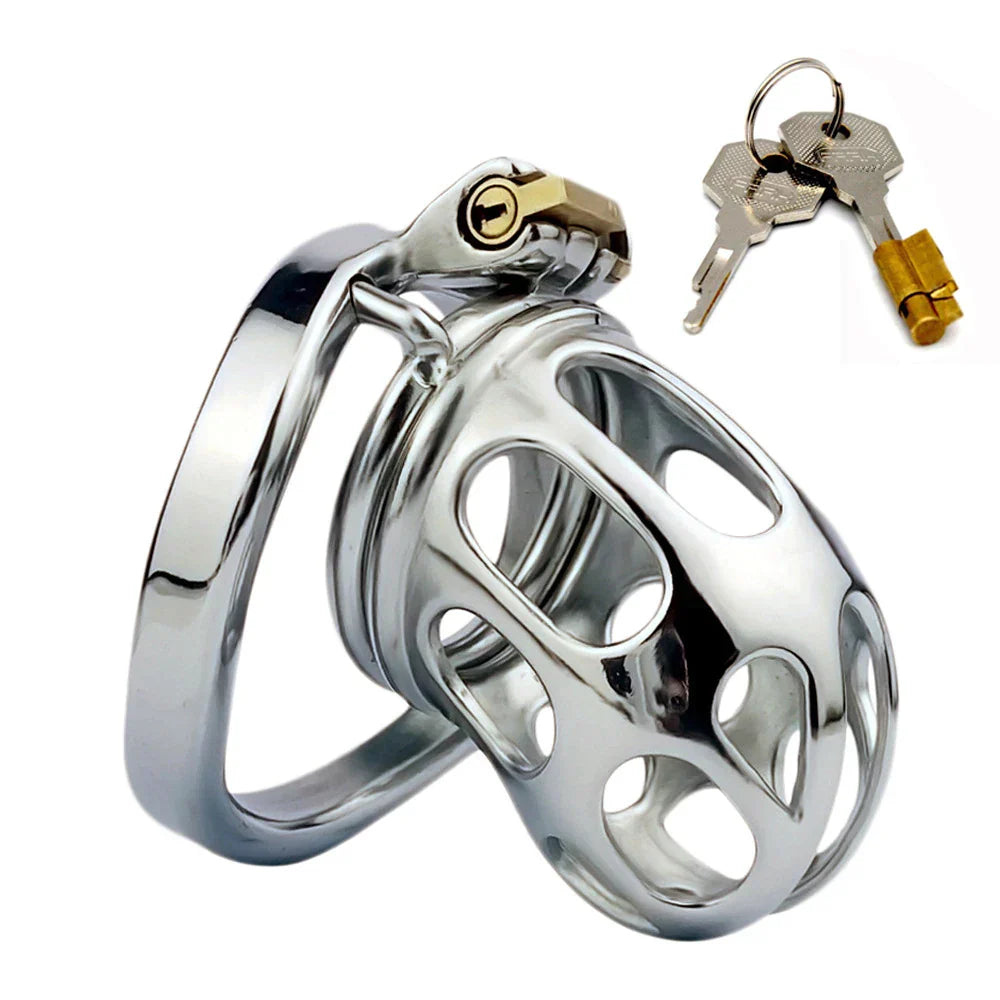 Metal Cobra Chastity Cage