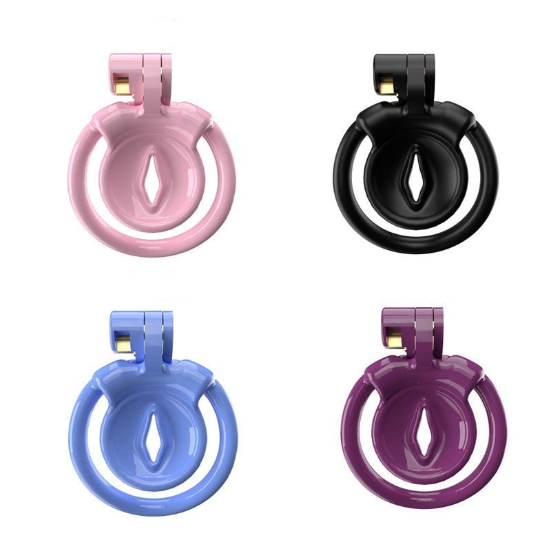 Ultra Small Negative Chastity Cage with 5 Size Rings