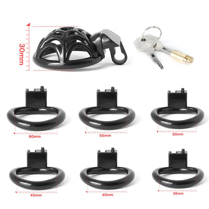 Small Lightweight Spidernet Chastity Cage