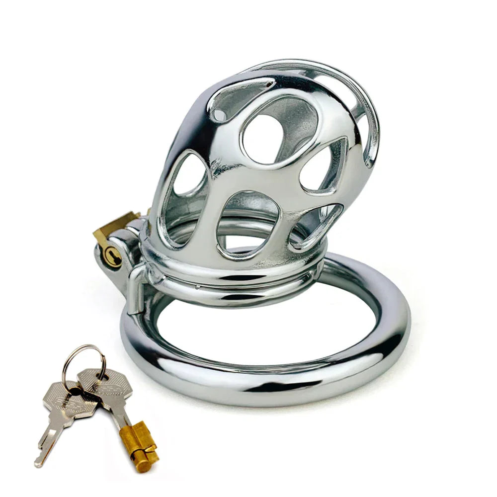 Metal Cobra Chastity Cage