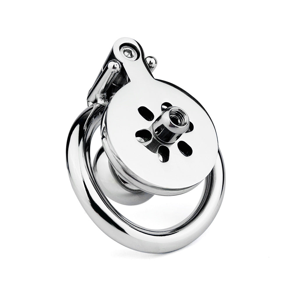 Negative Chastity Cage With Metal Inverted Cylinder