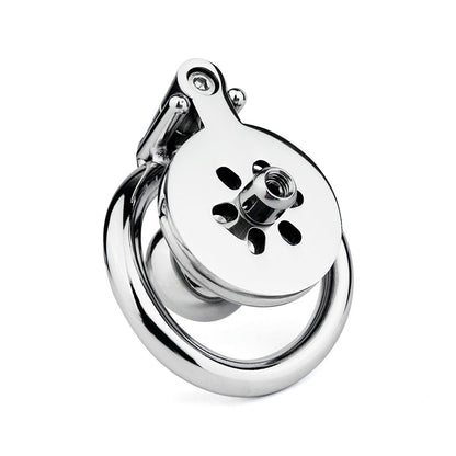 Negative Chastity Cage With Metal Inverted Cylinder