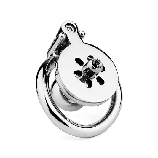 Negative Chastity Cage With Metal Inverted Cylinder