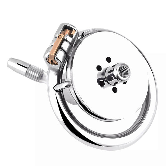 Inverted Negative Chastity Device with Silicone Catheter