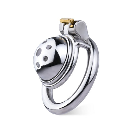 Small Compact Chastity Cage with Detachable Metal Catheter