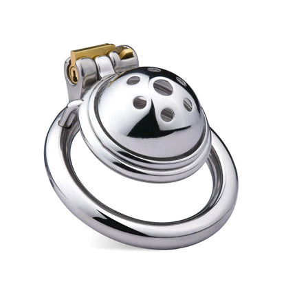 Small Compact Chastity Cage with Detachable Metal Catheter