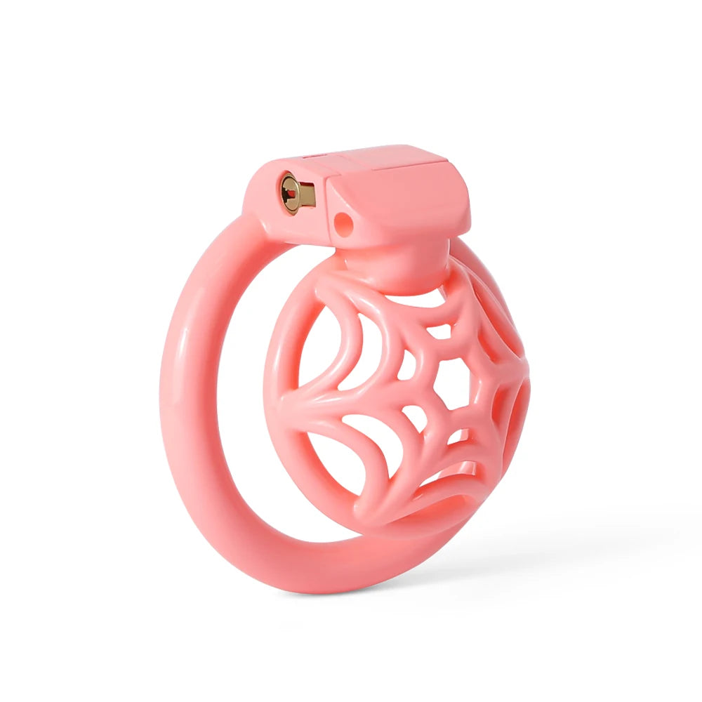 Small Lightweight Spidernet Chastity Cage