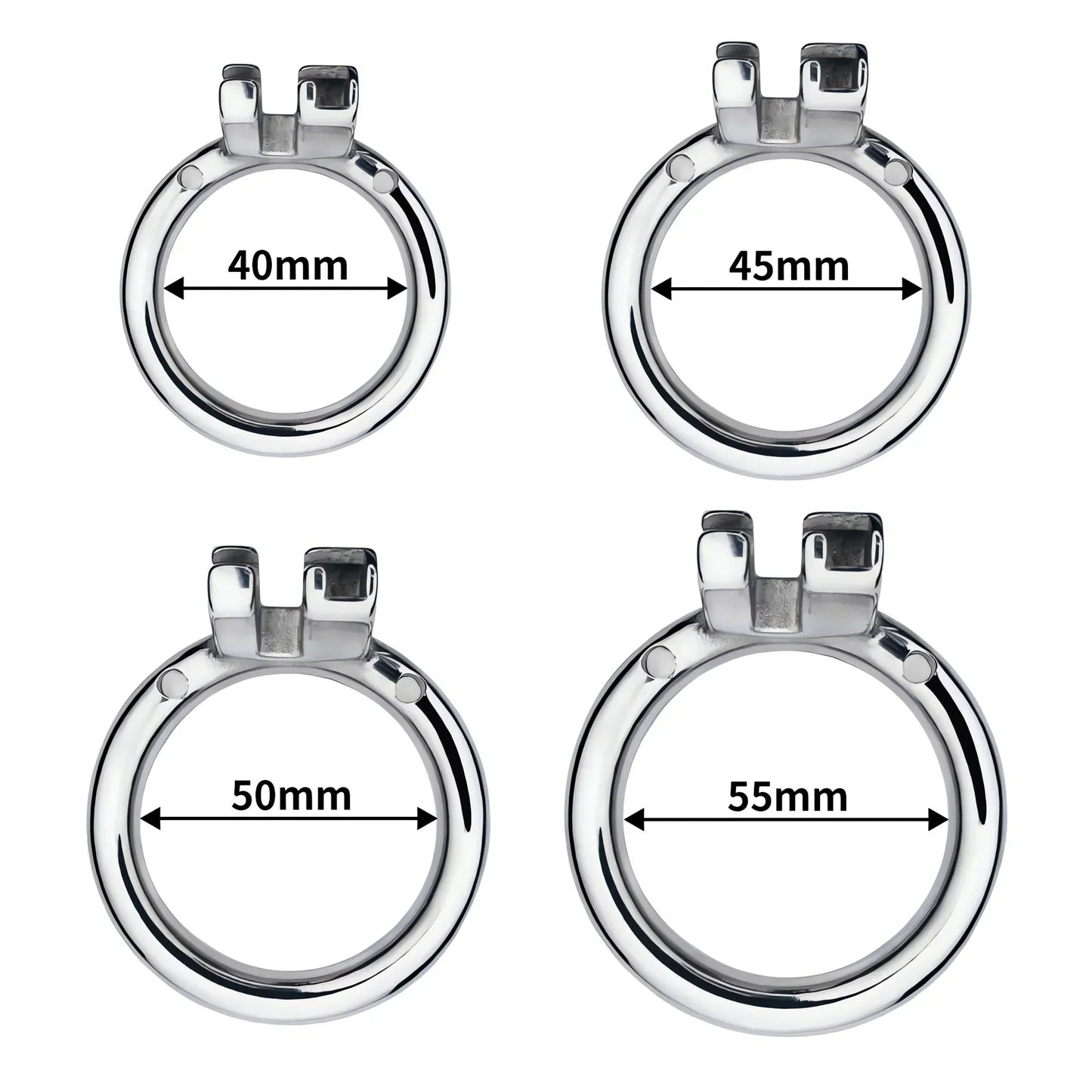 Steel Inverted Chastity Cage