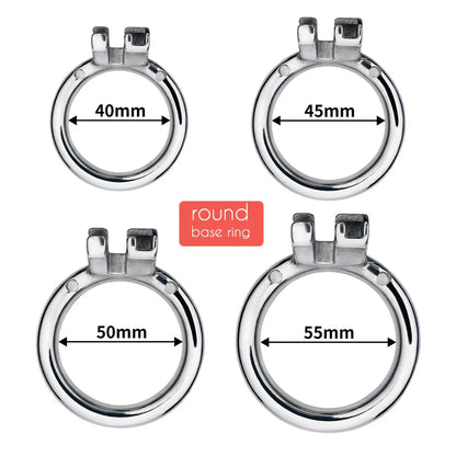 Small Compact Chastity Cage with Detachable Metal Catheter