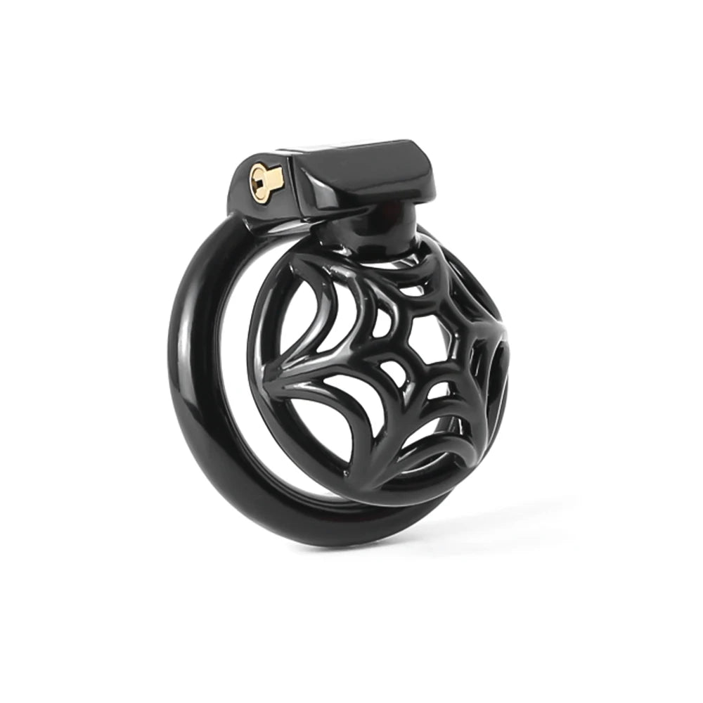 Small Lightweight Spidernet Chastity Cage