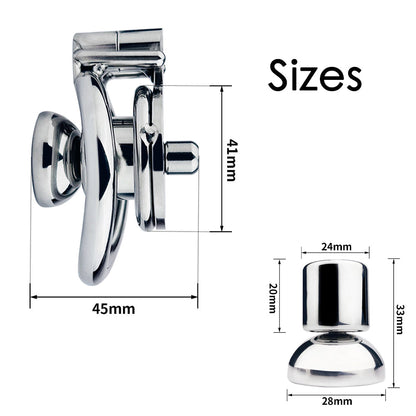 Negative Chastity Cage With Metal Inverted Cylinder