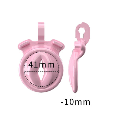 Ultra Small Negative Chastity Cage with 5 Size Rings
