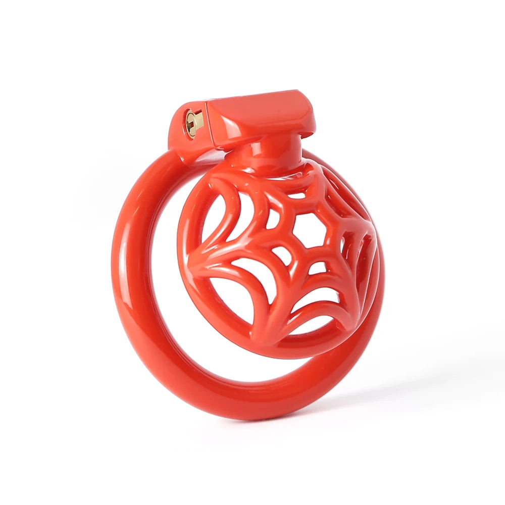 Small Lightweight Spidernet Chastity Cage
