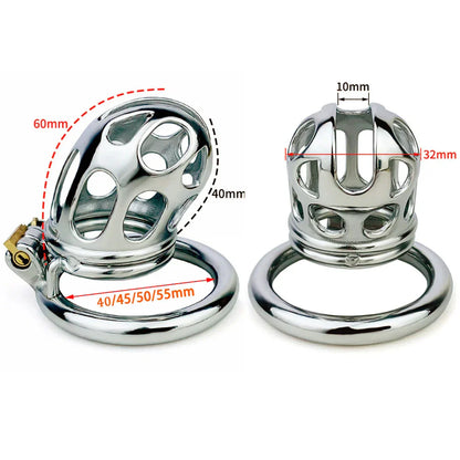 Metal Cobra Chastity Cage