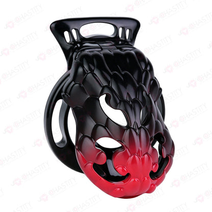 Seductive Snake Empress Strap On Chastity Cage