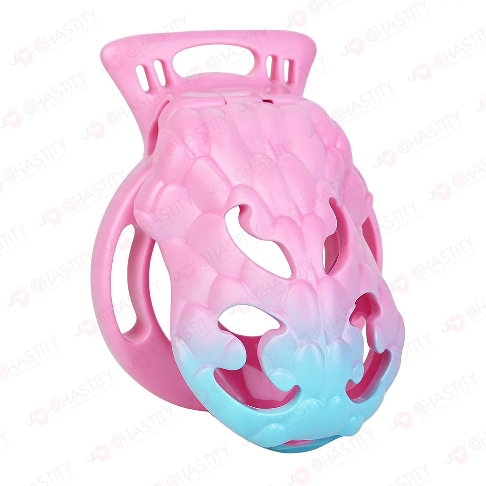 Seductive Snake Empress Strap On Chastity Cage