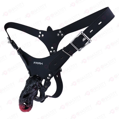 Seductive Snake Empress Strap On Chastity Cage