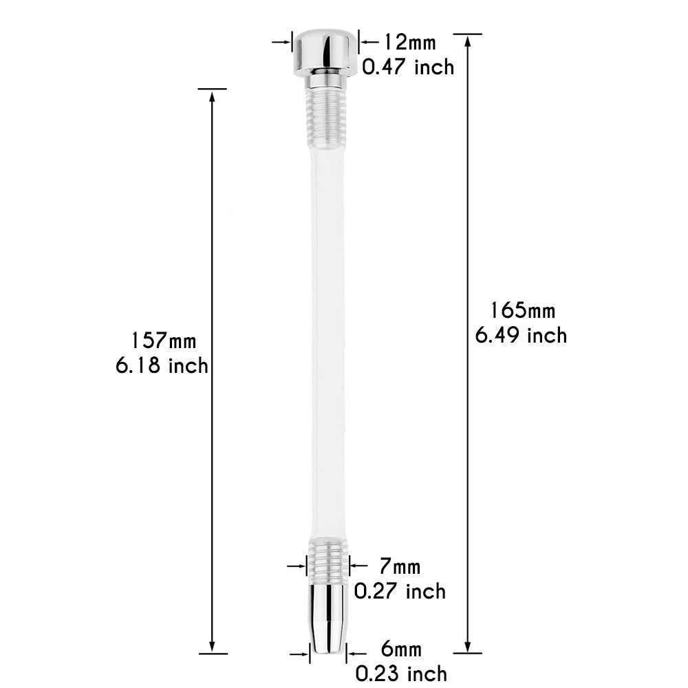 Inverted Negative Chastity Device with Silicone Catheter